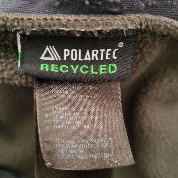 The North Face Denali PolarTec Boys Size Large Jacket Blue Green Zip Front - Picture 4 of 8